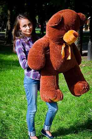 Мягкая игрушка Подарок плюшевый мишка, Плюшевый медведь Ветли 130 см Шоколадный Тернополь