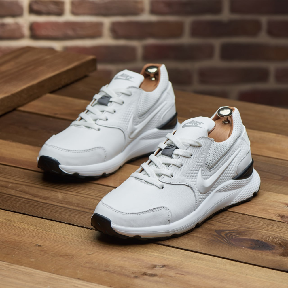 Чоловічі стильні шкіряні кросівки білого кольору 035-N-біл Харьков - изображение 2