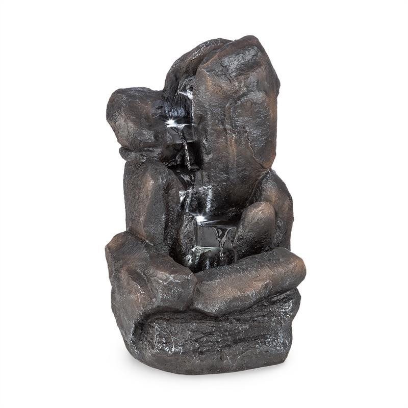 Каскадный солнечный фонтан Felsquell с питанием от батареи Солнечная панель 2 кВт 3 светодиода (Германия, Ровно - изображение 3