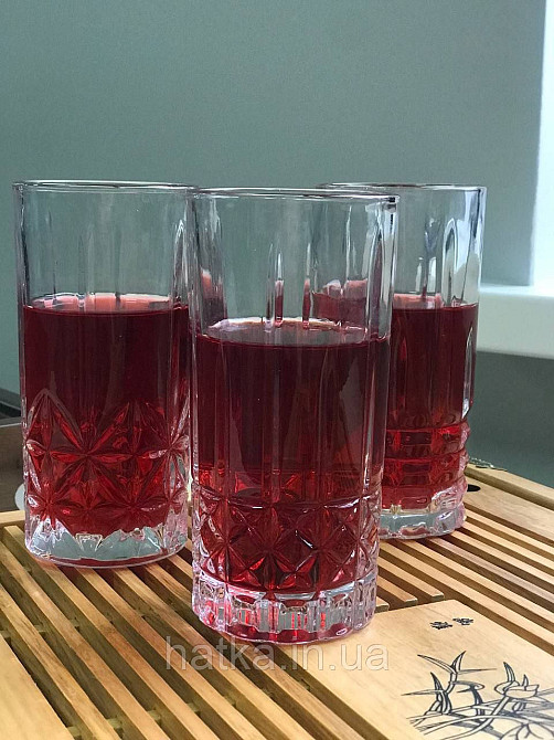 Набір склянок OLens " Шотландії" 350 мл 6 шт. високий прозорий для дому та ресторанів Київ - фото 2