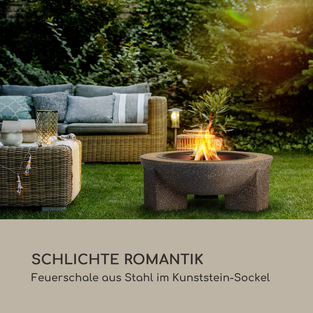 Гриль-чаша Troja Ø 75 см з іскроуловичем сталь MgO штучний камінь вогнетривкий (Німеччина, читати Рівне - фото 2