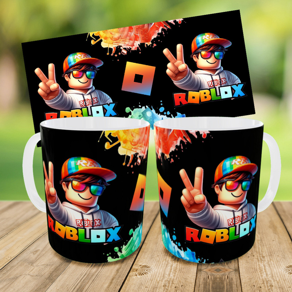 Дитячий набір Roblox сумка-бананка + керамічна кружка з принтом (5667) Київ - фото 4