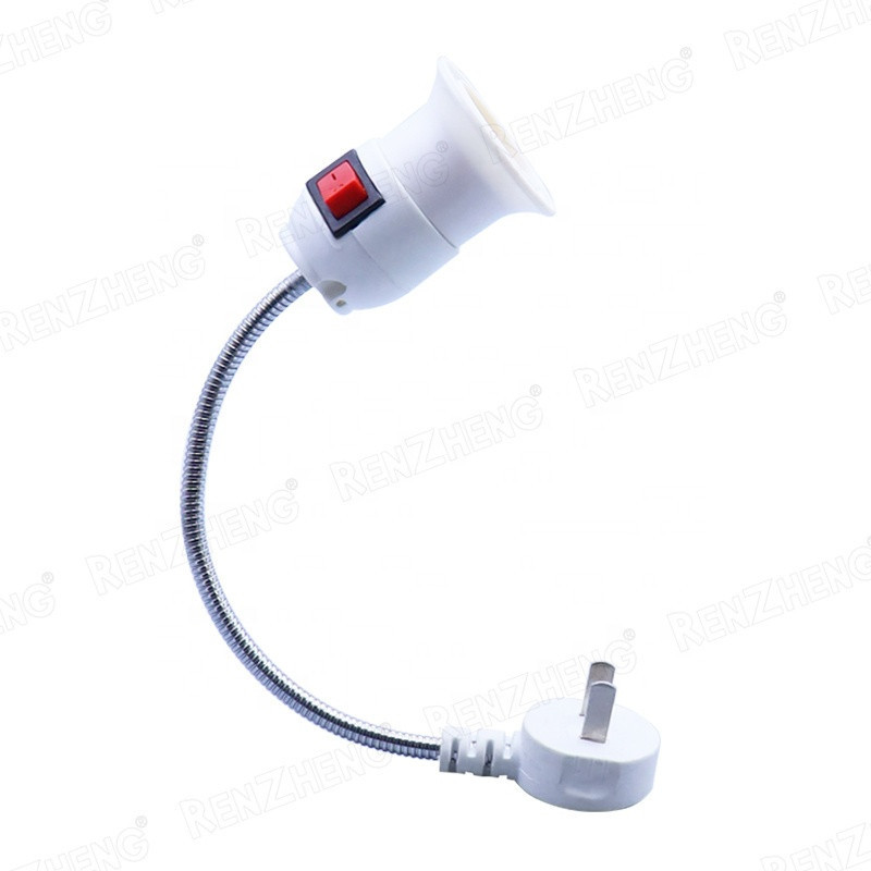 Гибкий настольный патрон с вилкой и выключателем 15 см Киев - изображение 2