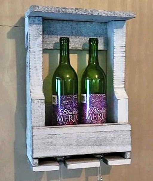 Настінна винна полиця "Кадзуно" браш Миколаїв - фото 1