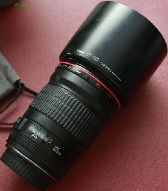 Об'єктив: Canon 135mm. F2 USM L. Київ - фото 4