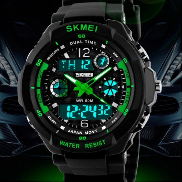 Чоловічий годинник Skmei 0931 зелений Вінниця - фото 1