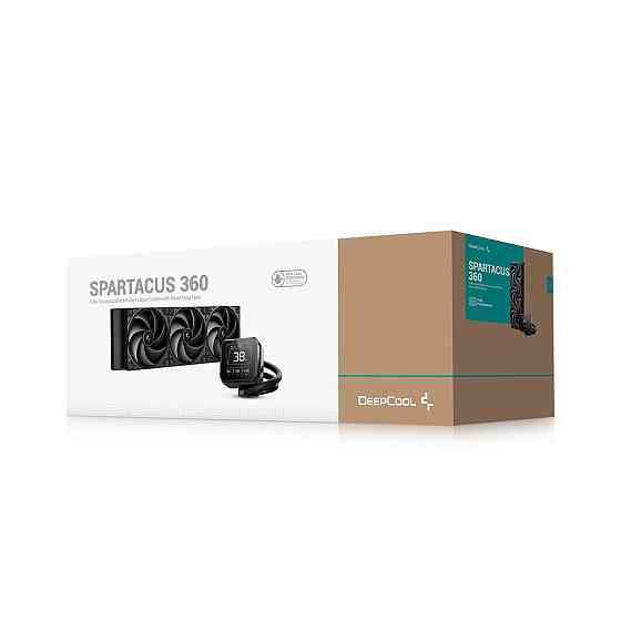 Система водяного охолодження DeepCool Spartacus 360 Black (R-SPT360-BKDSMP-G-1) ( 24246 ) Харьков