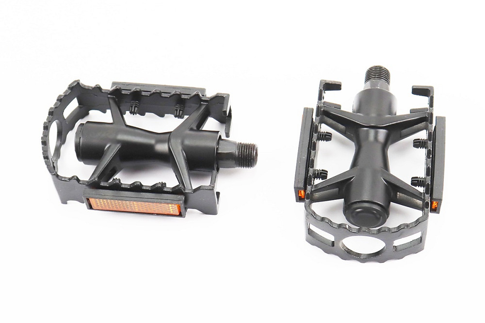 Педалі MTB 9/16" (100x66x25mm) алюмінієві, чорні Київ - фото 1