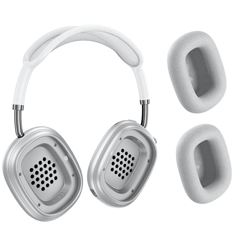 Бездротові накладні навушники HOCO W65 Happy BT headphones Silver Одеса - фото 3