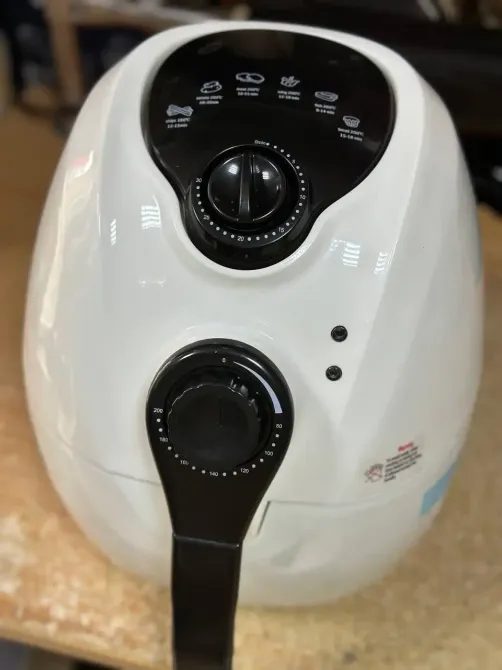 Повітряна фритюрниця MS-3220 1300 Вт, аерогриль без олії, об'єм 4.5 л, керування температурою Одеса - фото 7