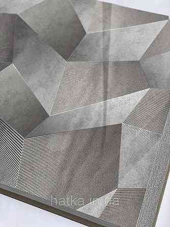 Шпалери метрові вінілові на флізеліні Sintra Vila геометрія фігури 3д сірі бежеві бронза зі сріблом 534656 Київ