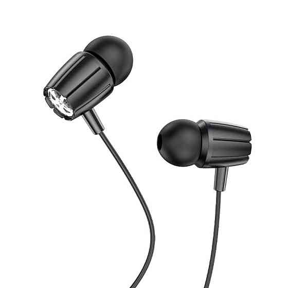 Навушники HOCO M88 Graceful universal earphones with mic Black Київ