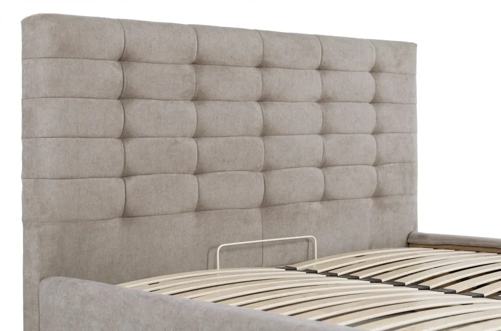 Кровать Erika Comfort 140 х 200 см Мисти Mocco С подъемным механизмом и нишей для белья Мокко Киев - изображение 6