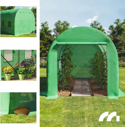 Теплица-парник садовая 7,5 м2, 2,5x3x2м Maltec (Польша) Киев