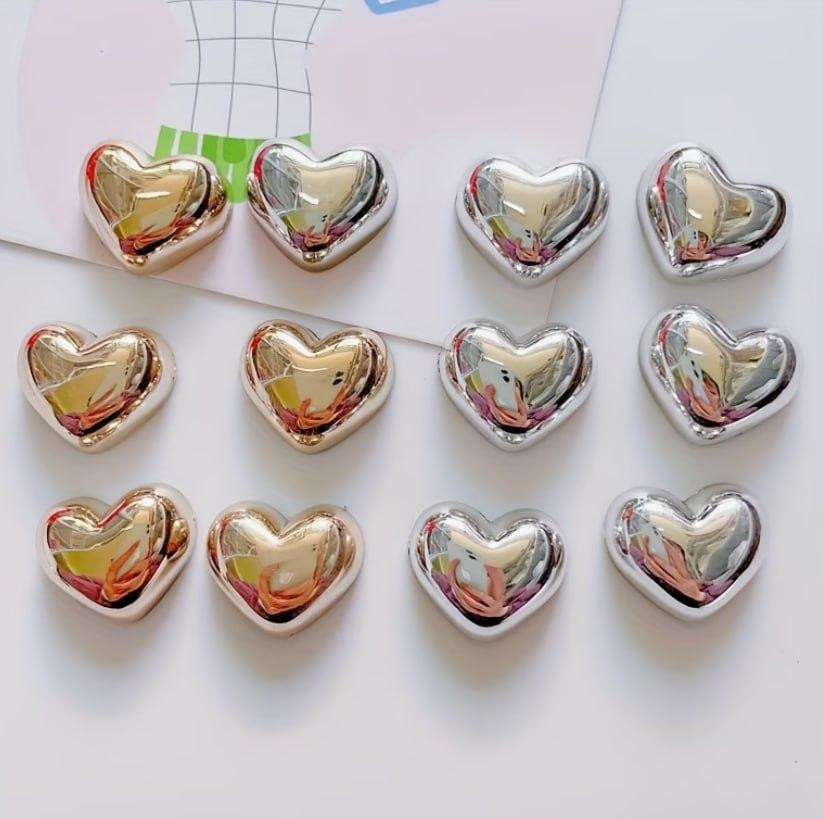 Магниты на холодильник Сердца – набор 12 шт, из смолы Киев - изображение 4