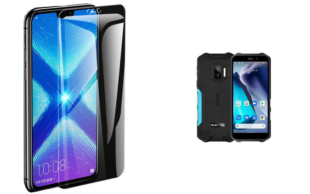 Захисне скло NeoGlass для Oukitel WP12, WP12 Pro – надпрозоре та стійке Київ - фото 2