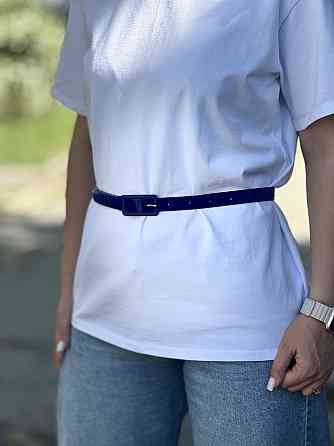 Ремінець лакований вузький "Milano" Електрик Київ