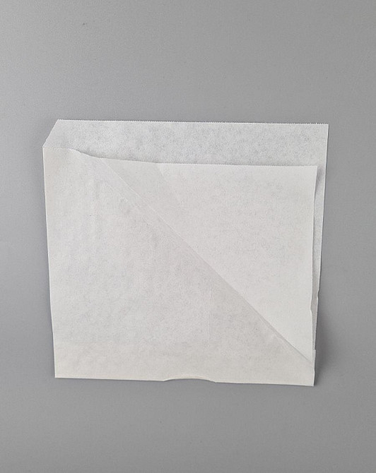 Пакет паперовий крафт білий Куточок 170х0х170, 40 г/м2 (100 шт.) Харків - фото 1