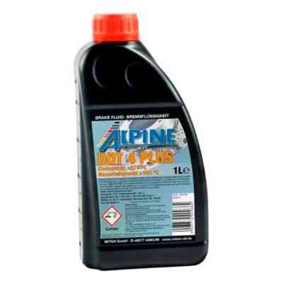 Тормозная жидкость Alpine Brake Fluid DOT 4 Plus 1л (1337-1) Винница