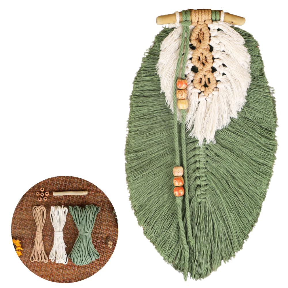 Набор макраме для ручного вязания настенного украшения для дома 