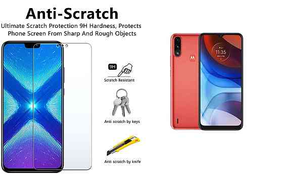 Защитное стекло NeoGlass для Motorola Moto E7 Power, Moto E7i Power – ультрапрозрачное и устойчивое Киев