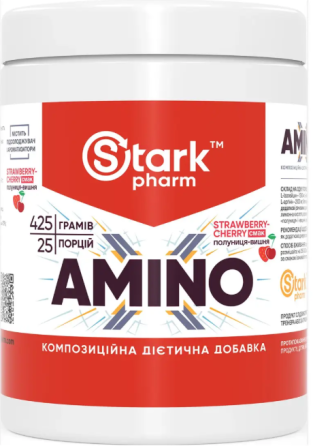 Комплекс аминокислот Stark Pharm Amino-X 425g клубника вишня Киев