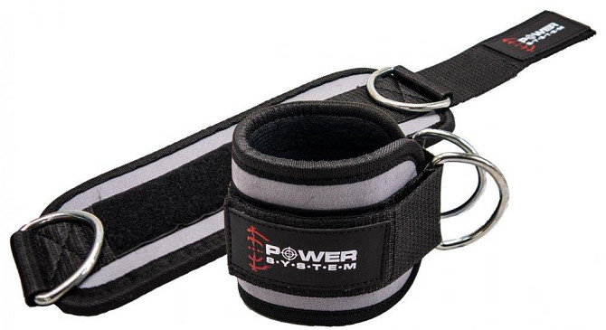 Манжети на щиколотку Power System PS-3460 Ankle Strap Gym Guy Grey Каменское - изображение 1