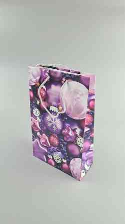 Новорічні пакети для подарунків, середній 17x26x8-034 (12 шт.) Харків