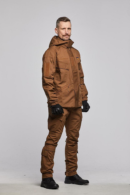 Тактичні літні штани ріп-стоп койот, тактичні літні чоловічі штурмові штани для військового Львів - фото 2