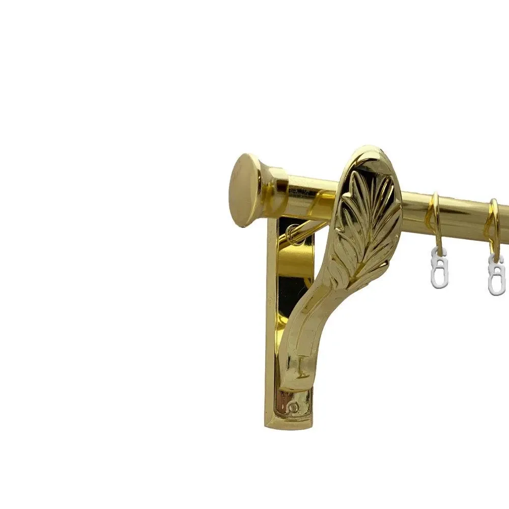 Карниз Orvit Дуо металевий однорядний ретро Золото 25 мм 240 см (00-00009756) Львів - фото 1