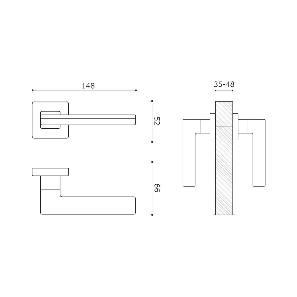 Ручка SYSTEM LARISSA HA100RO11 CR-CR/AL6 Київ - фото 2