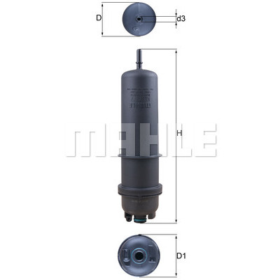 Фільтр паливний KOLBENSCHMIDT KL872/7 Вінниця - фото 1