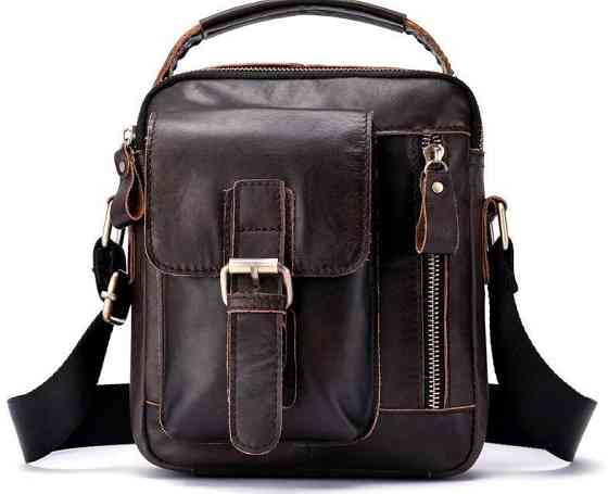 Сумка мужская Vintage 14702 Коричневая Киев