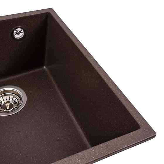 Гранітна мийка для кухні VALESO ROXY 3744 матова Темна скеля Коломыя