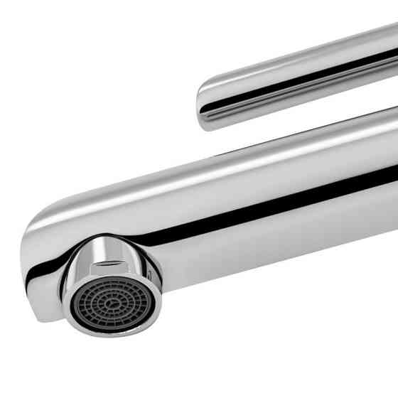 Змішувач для раковини Qtap Grand QTGRACRM001F (k35), одноважільний, низький, хром Chrome Харків