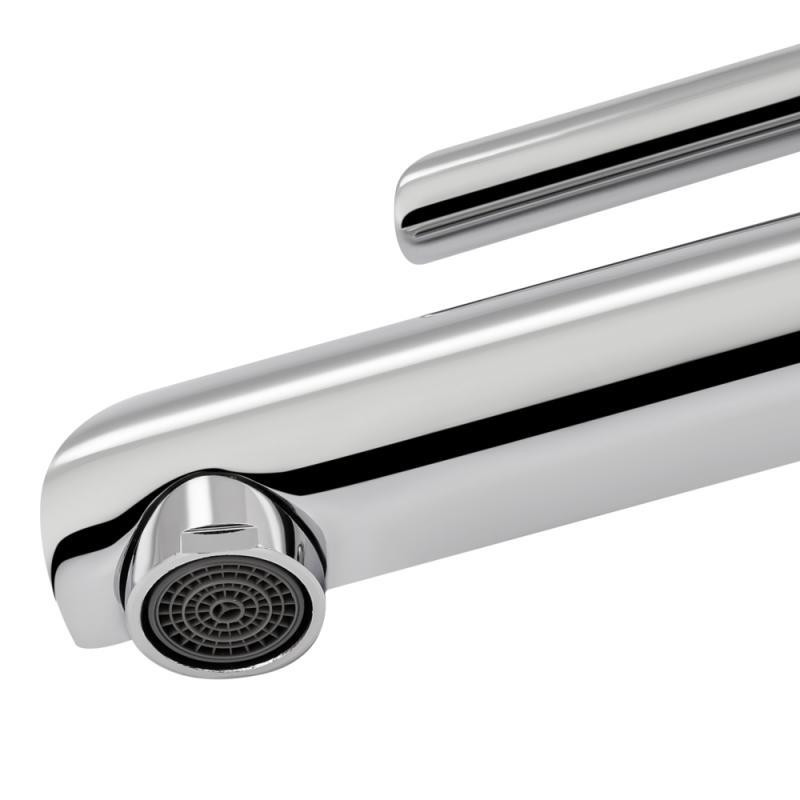 Смеситель для раковины Qtap Grand QTGRACRM001F (k35), однорычажный, низкий, хром Chrome Харьков - изображение 5