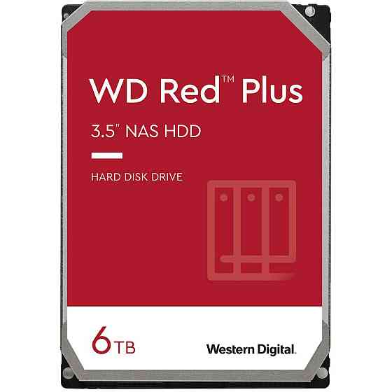 Накопичувач HDD SATA 6.0 TB WD Red Plus 5400 rpm 256 MB (WD60EFPX) 3.5" Харків