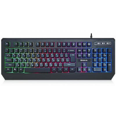 Клавіатура REAL-EL 7001 Comfort Backlit Black Вінниця - фото 1