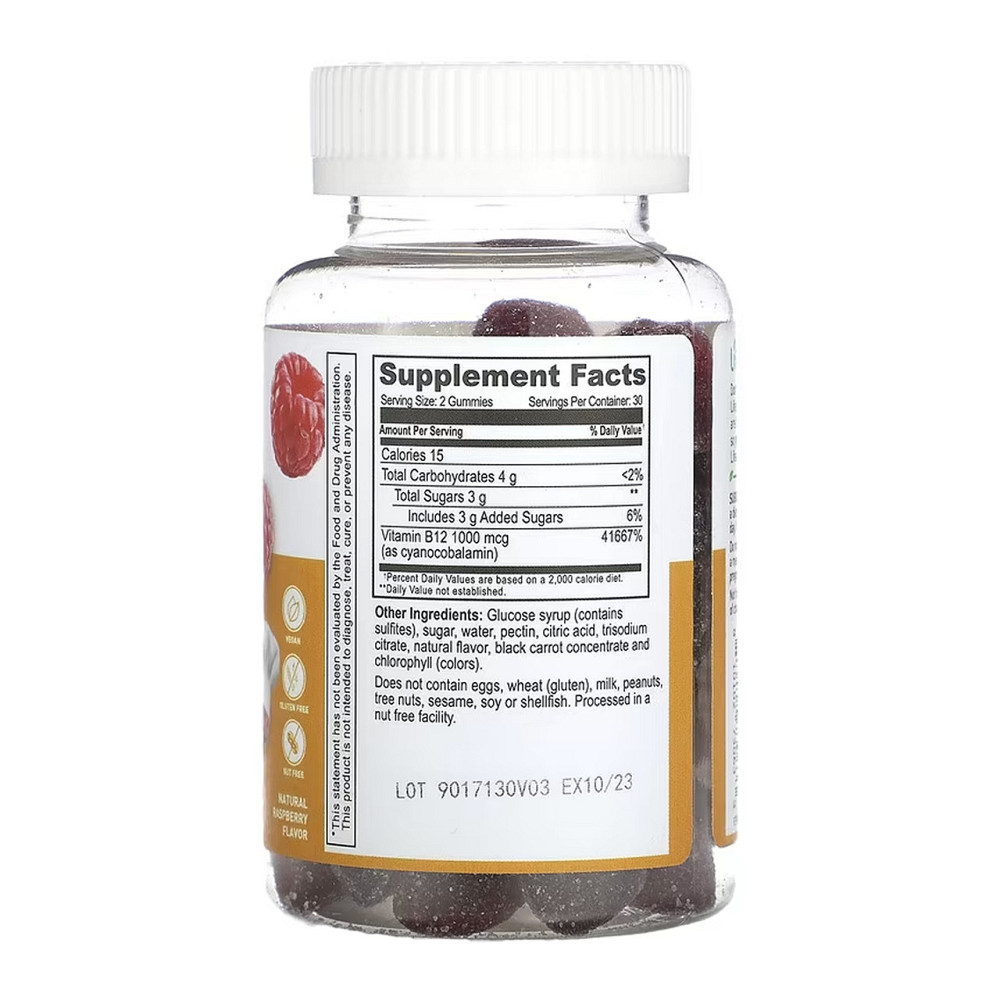 Витамин B12 для детей Lifeable Vitamin B12 Kids 60 жев таб малина Киев - изображение 2