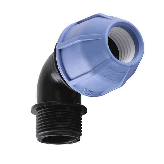 Коліно ПНД Vsplast 25*1 '' ** ЗР 4003 Луцк