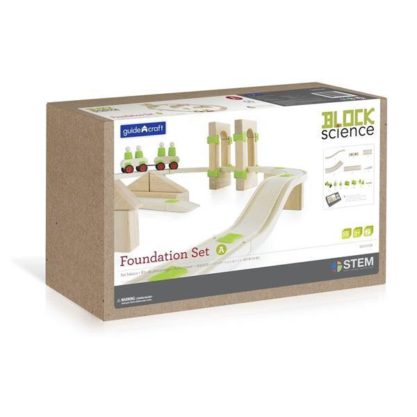 Дерев'яна дорога Guidecraft Block Science Мости світу, 55 деталей (G2100R) Харків - фото 2