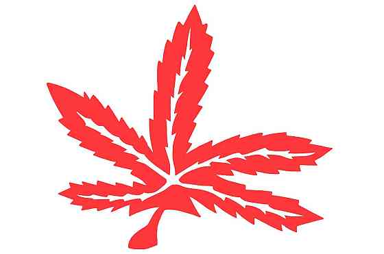 Наклейка декор GREEN (14х16см, червона) (#0426) Мукачево