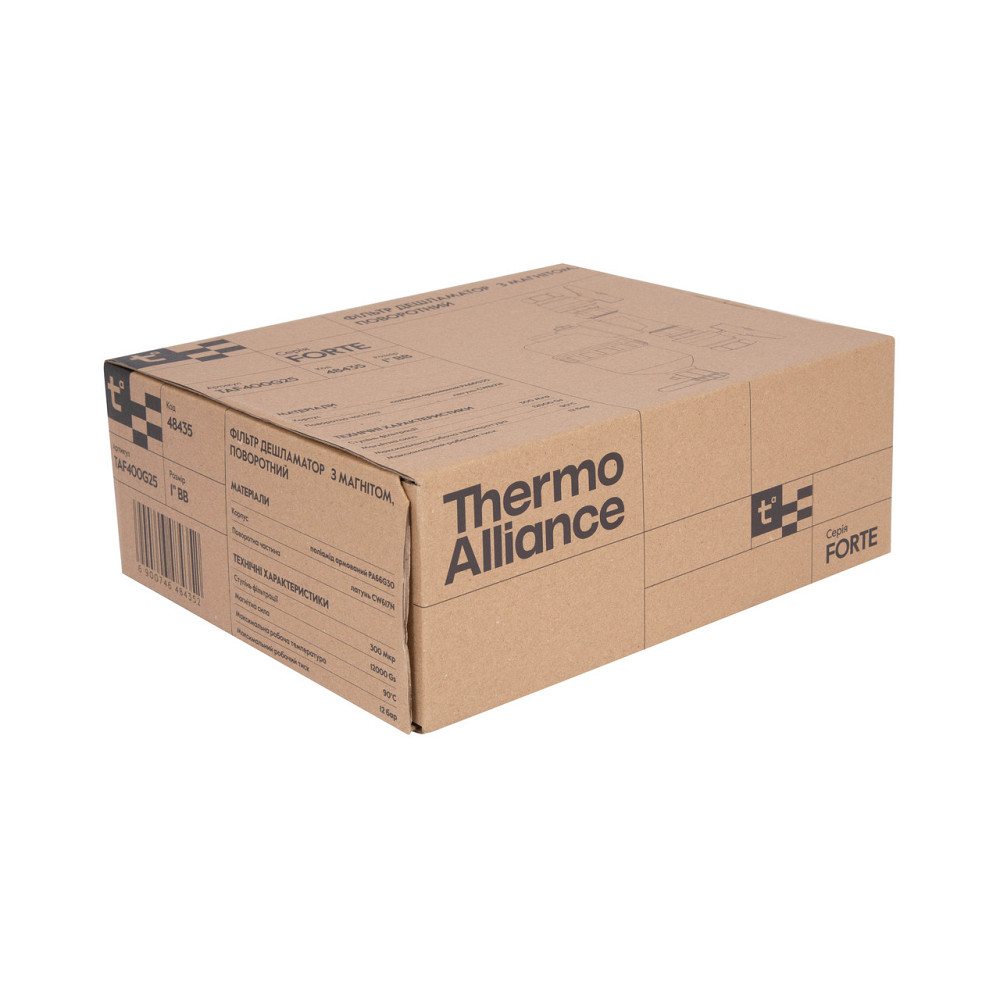 Фільтр-дешламатор Thermo Alliance Forte 1", поворотний (магнітний шламоуловник) TAF400G25 Київ - фото 10