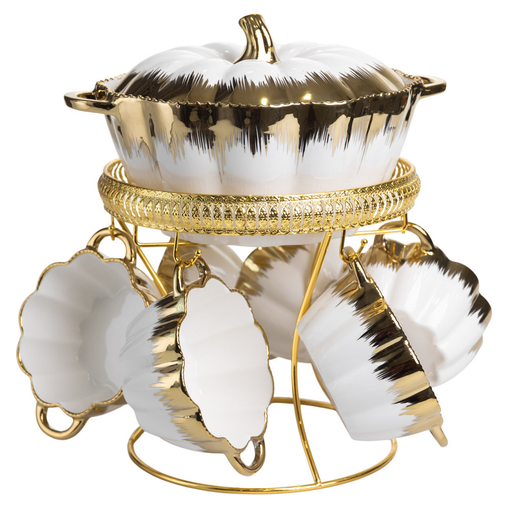 Суповой сервиз на 6 персон супница 2 (л) на подставке с бульонницами 350 (мл) ML152 Київ - фото 1