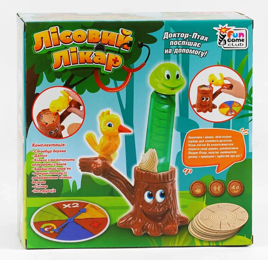 Настільна гра 4FUN Game Club Лісовий лікар (13892) Чернігів - фото 1
