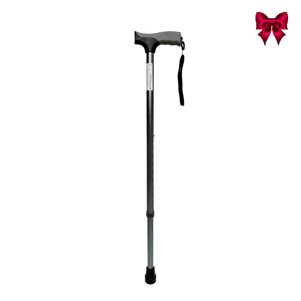 Тростина алюмінієва складна телескопічна Doctor Life 11874/SZ-G сірий Дніпро - фото 1