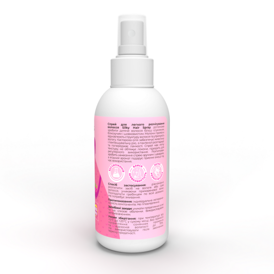 Спрей для легкого розчісування волосся Silky Hair Spray kids Tink 150 мл Вінниця