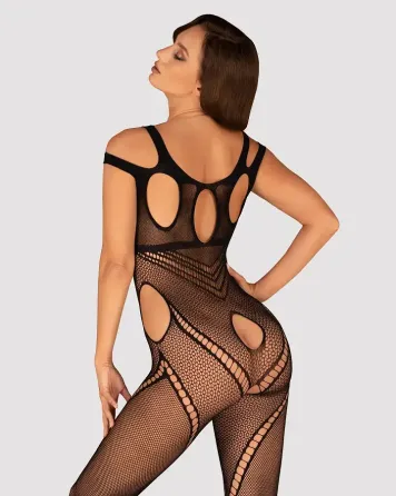 Бодістокінг Obsessive Bodystocking G322 S/M/L, фантасмагорично-силуетний крій Львів