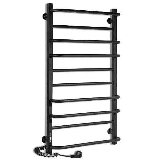 Електричний полотенцесушитель Laris Зебра Комфорт ЧК10 500Х900 Е чорна Київ