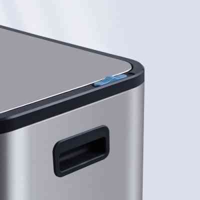 Контейнер для сміття JAH Soft Close З педаллю З внутрішнім відром Срібний металік 30 л (20264) Вінниця